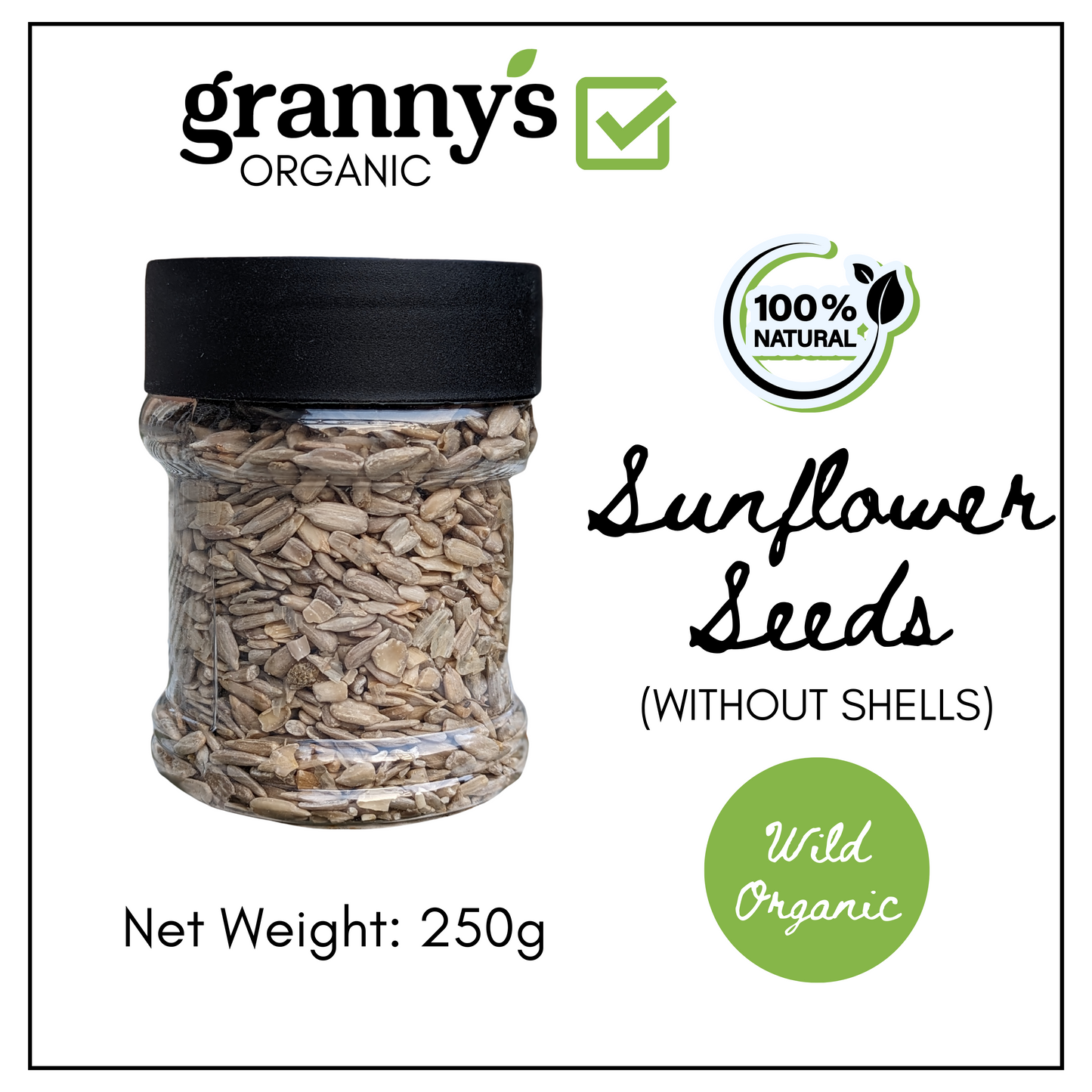 Sunflower Seeds (Without Shells)