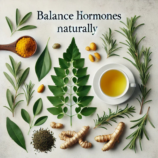 Natural Superfoods for PCOS Support: How Moringa, Turmeric, Rosemary & Green Tea Can Help