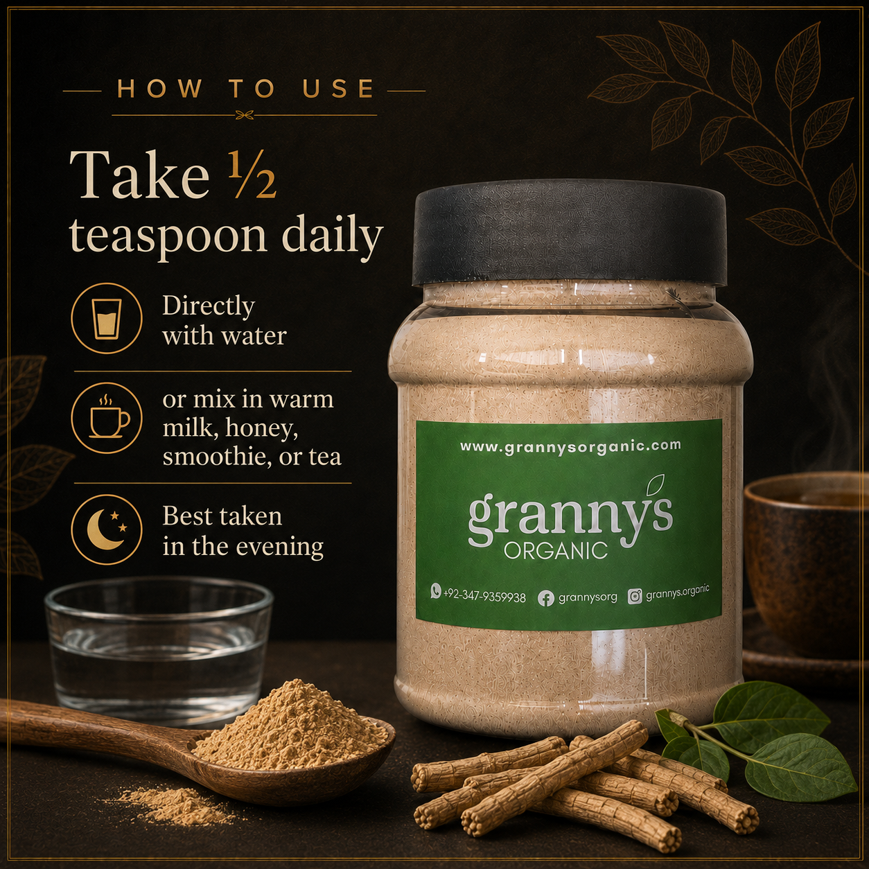 100% Ashwagandha Root Powder