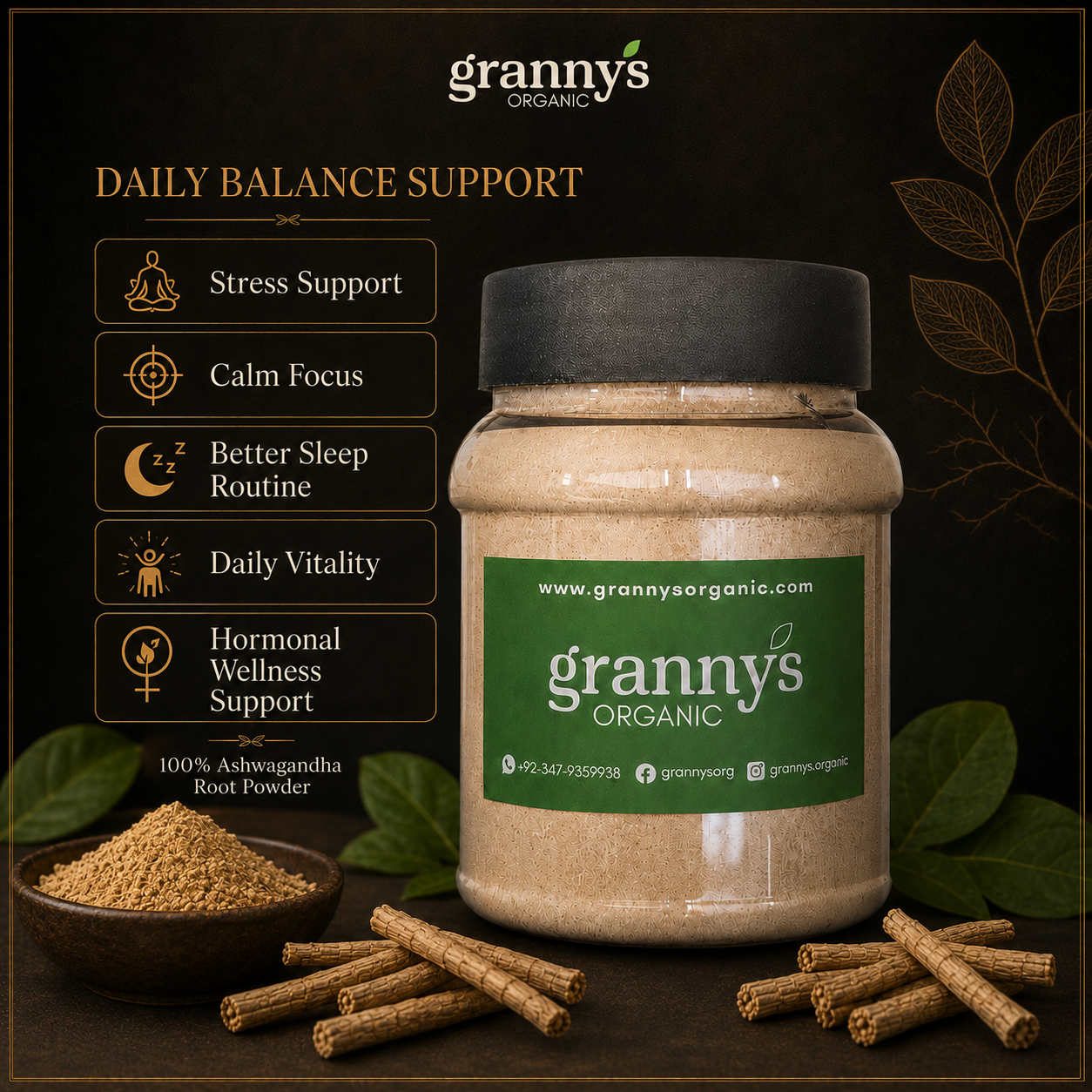 100% Ashwagandha Root Powder
