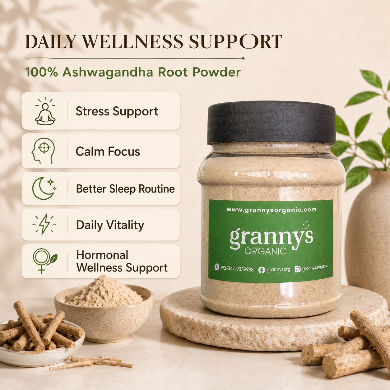 100% Ashwagandha Root Powder