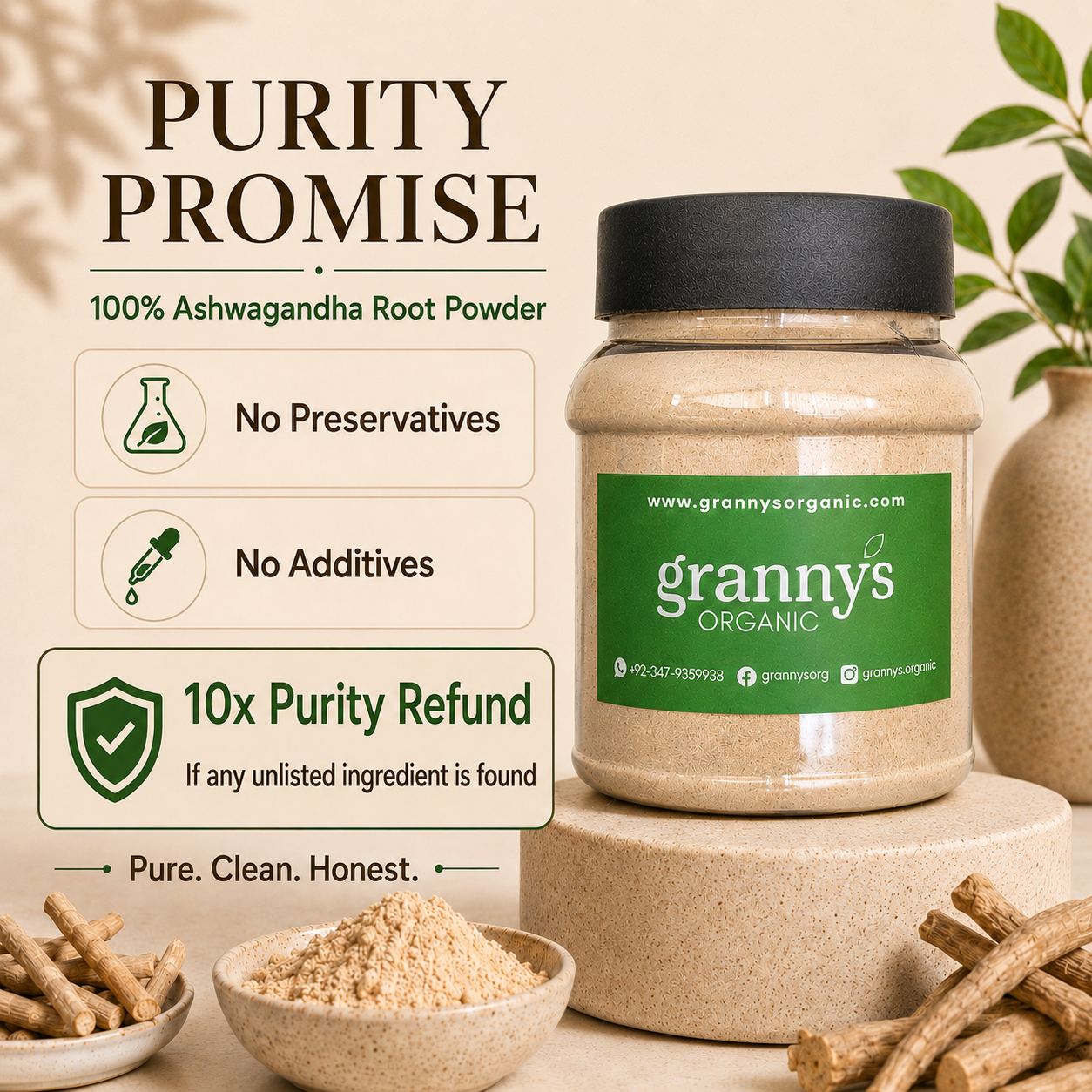 100% Ashwagandha Root Powder