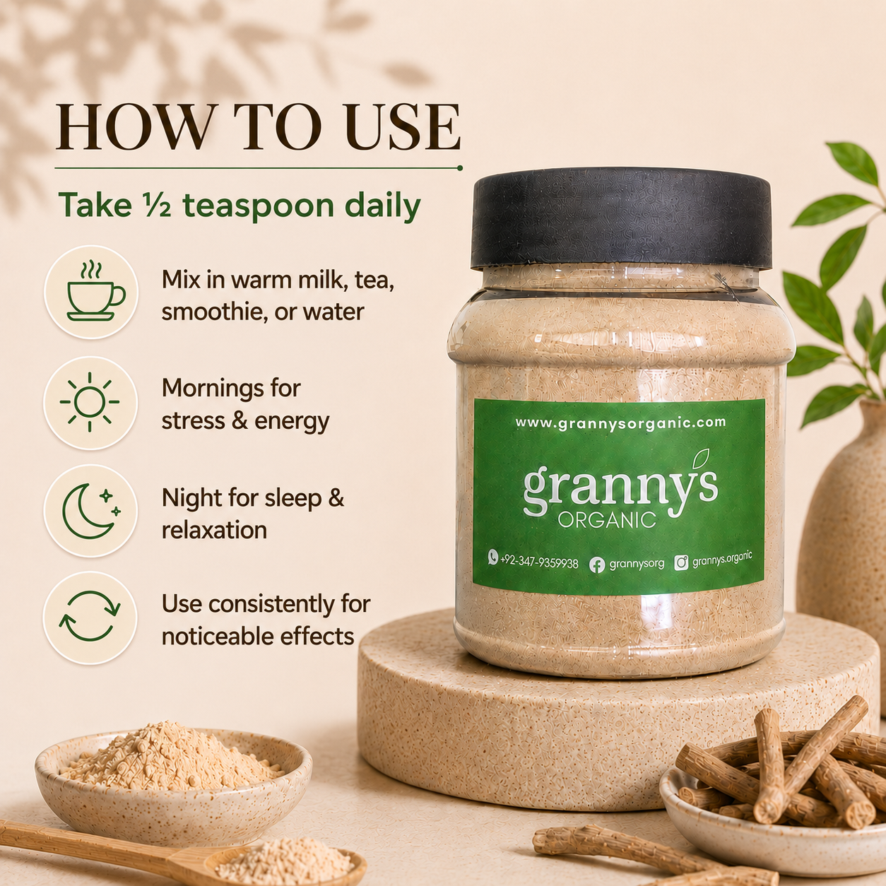 100% Ashwagandha Root Powder