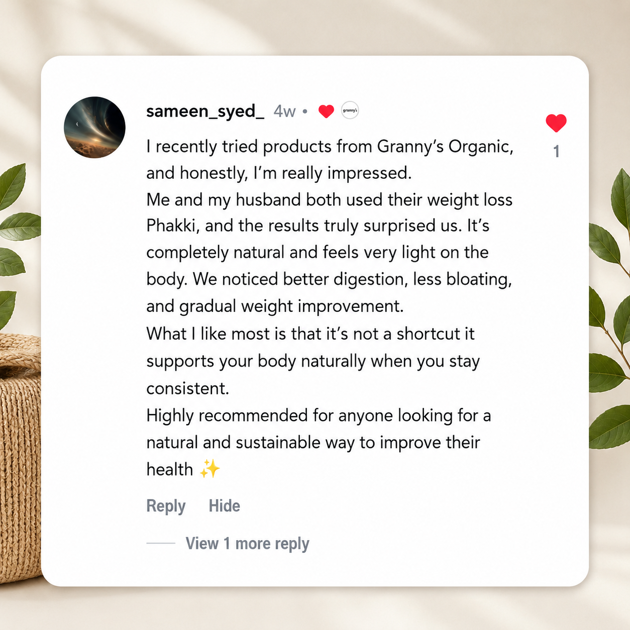 Granny's Organic Phakki