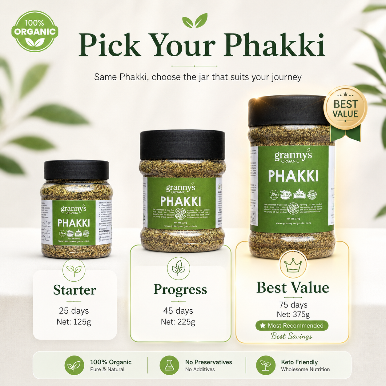 Granny's Organic Phakki