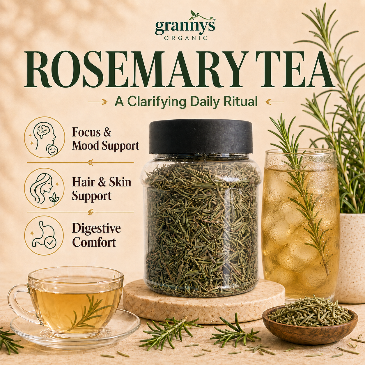 Uplifting Rosemary Tea