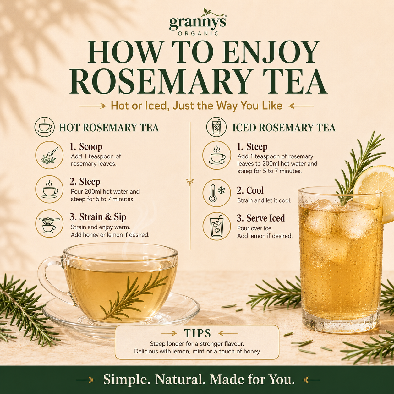 Uplifting Rosemary Tea