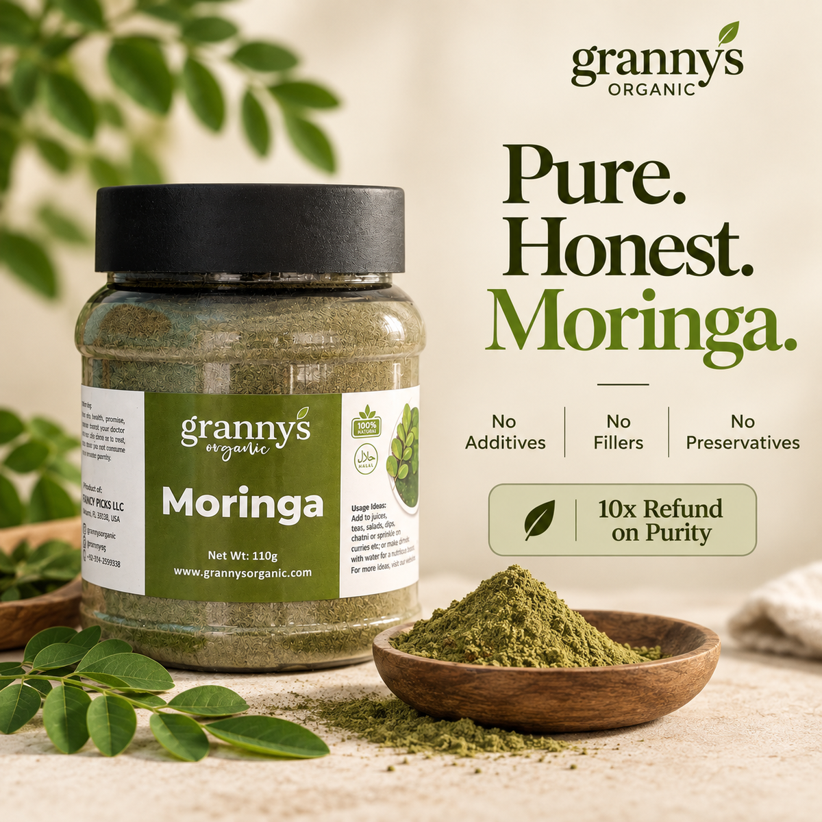 Wild Moringa Powder