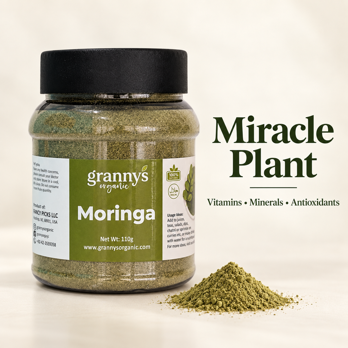Wild Moringa Powder