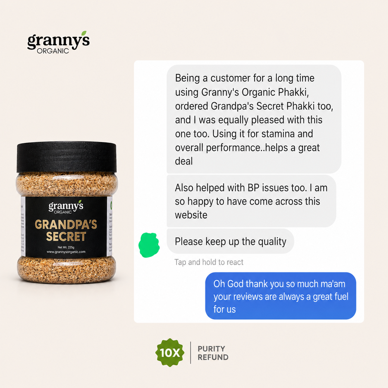 Grandpa’s Secret for Men & Women | 100% Organic