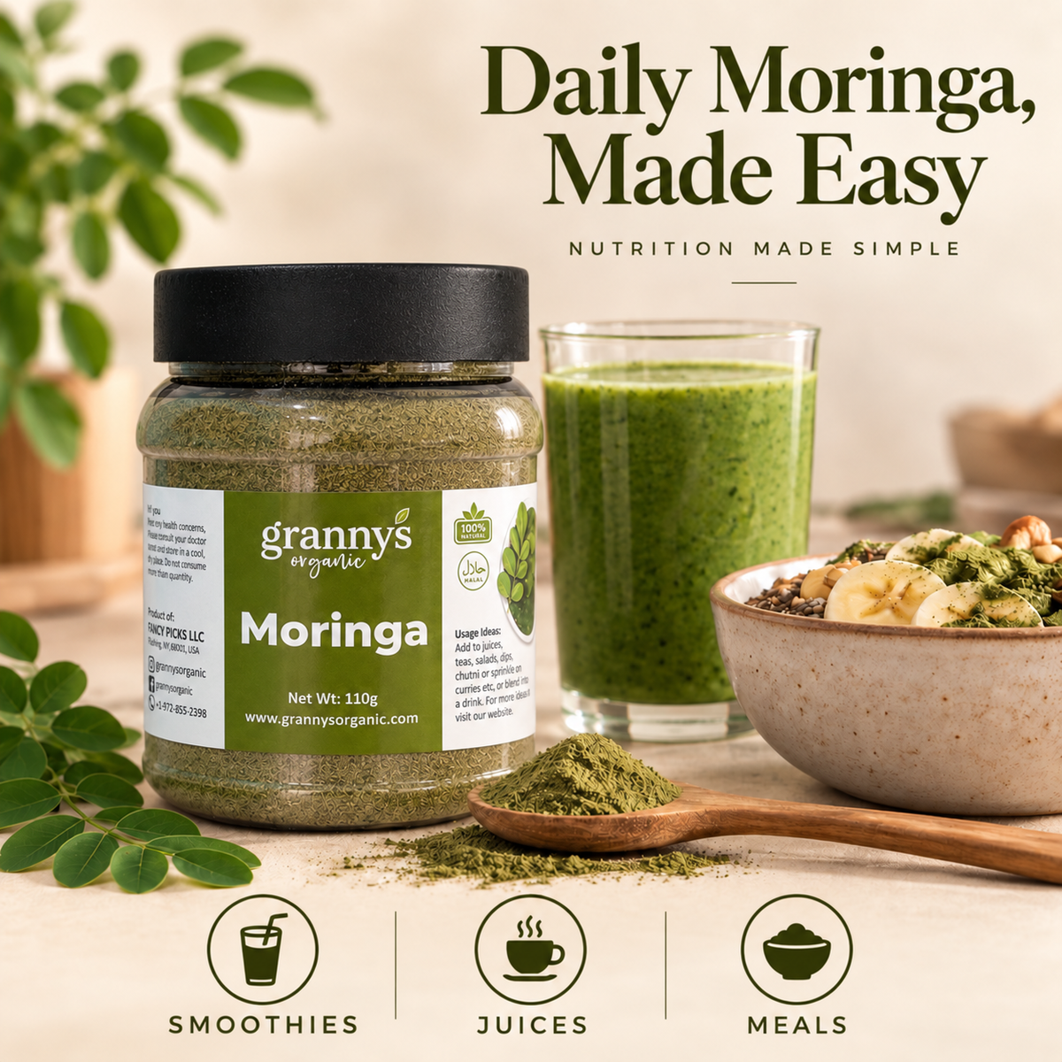 Wild Moringa Powder