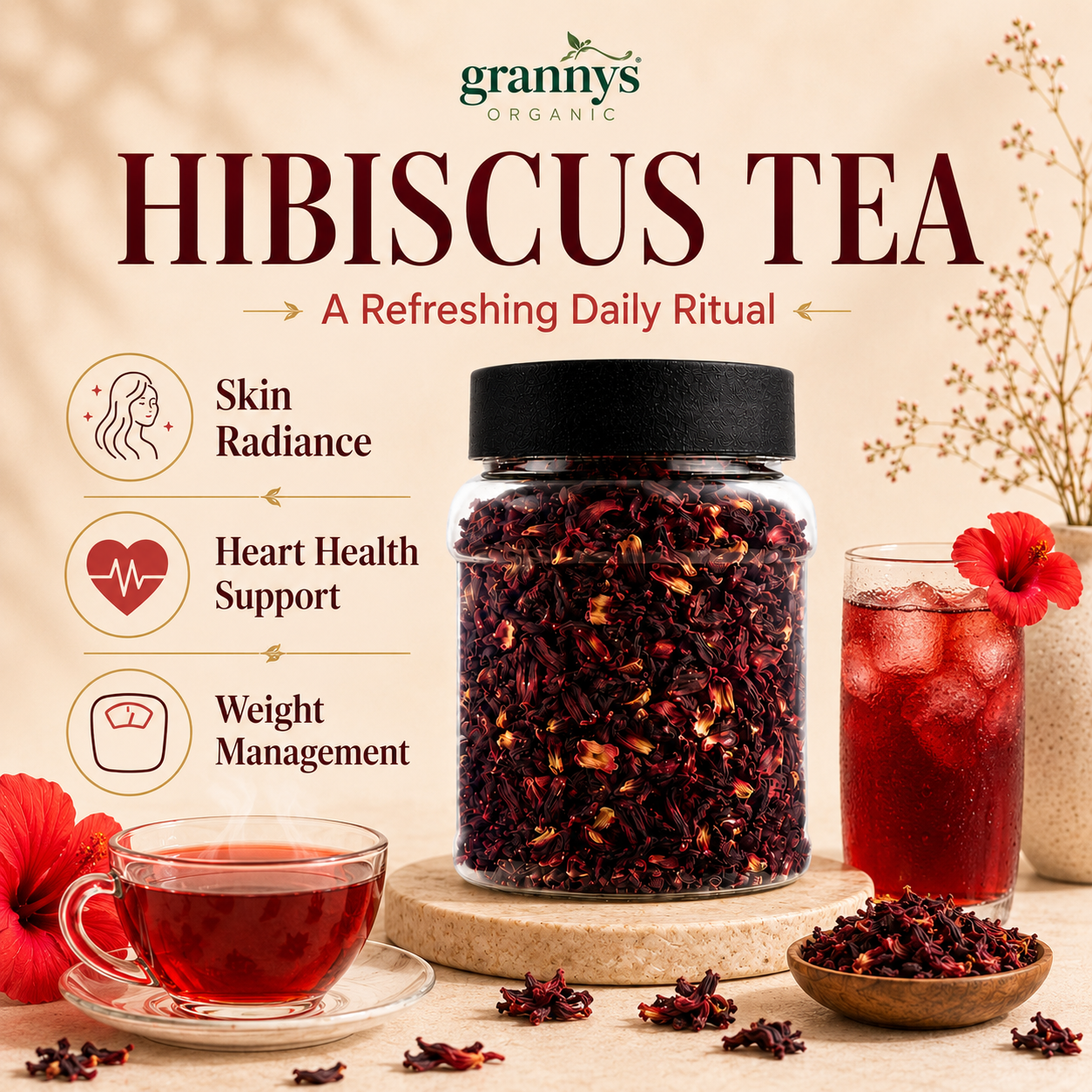 Granny's Organic Hibiscus Tea